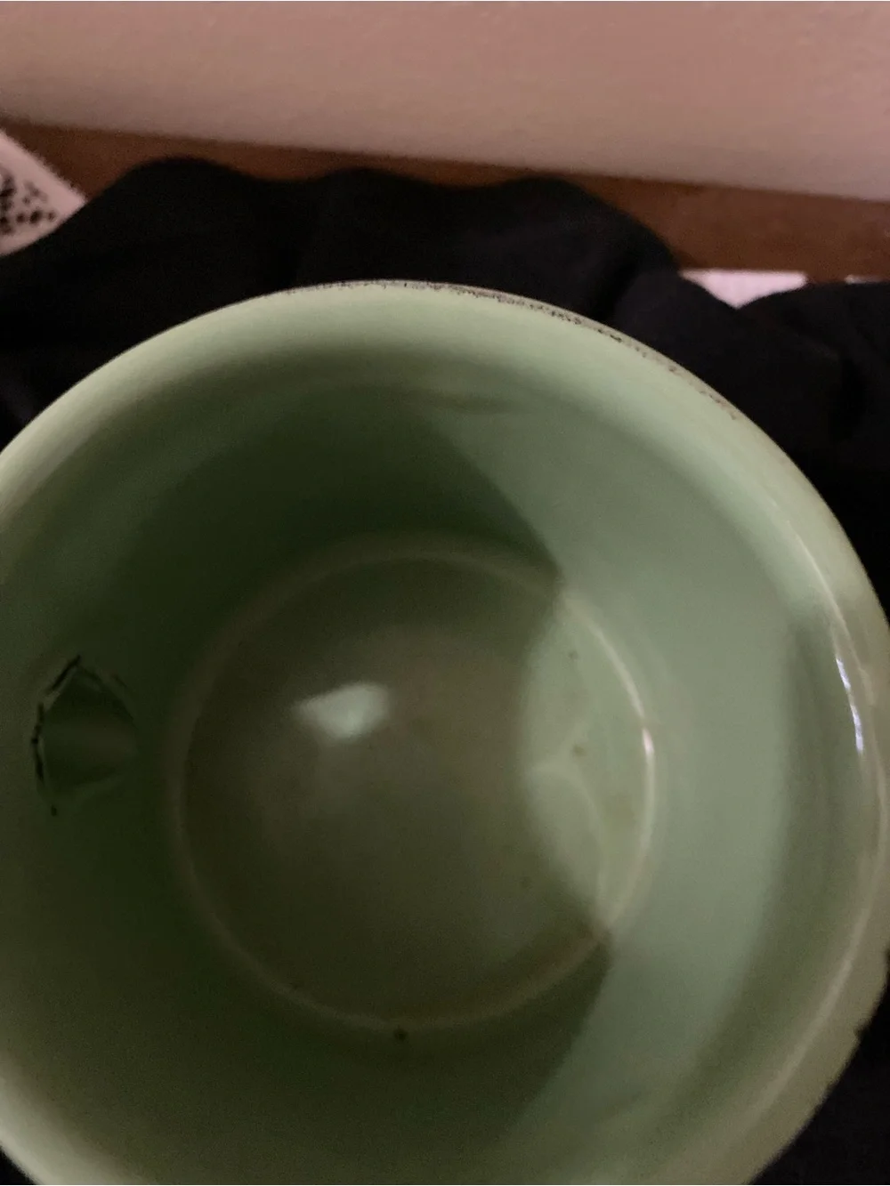Source Unknown Pale Green Enamel Teapot